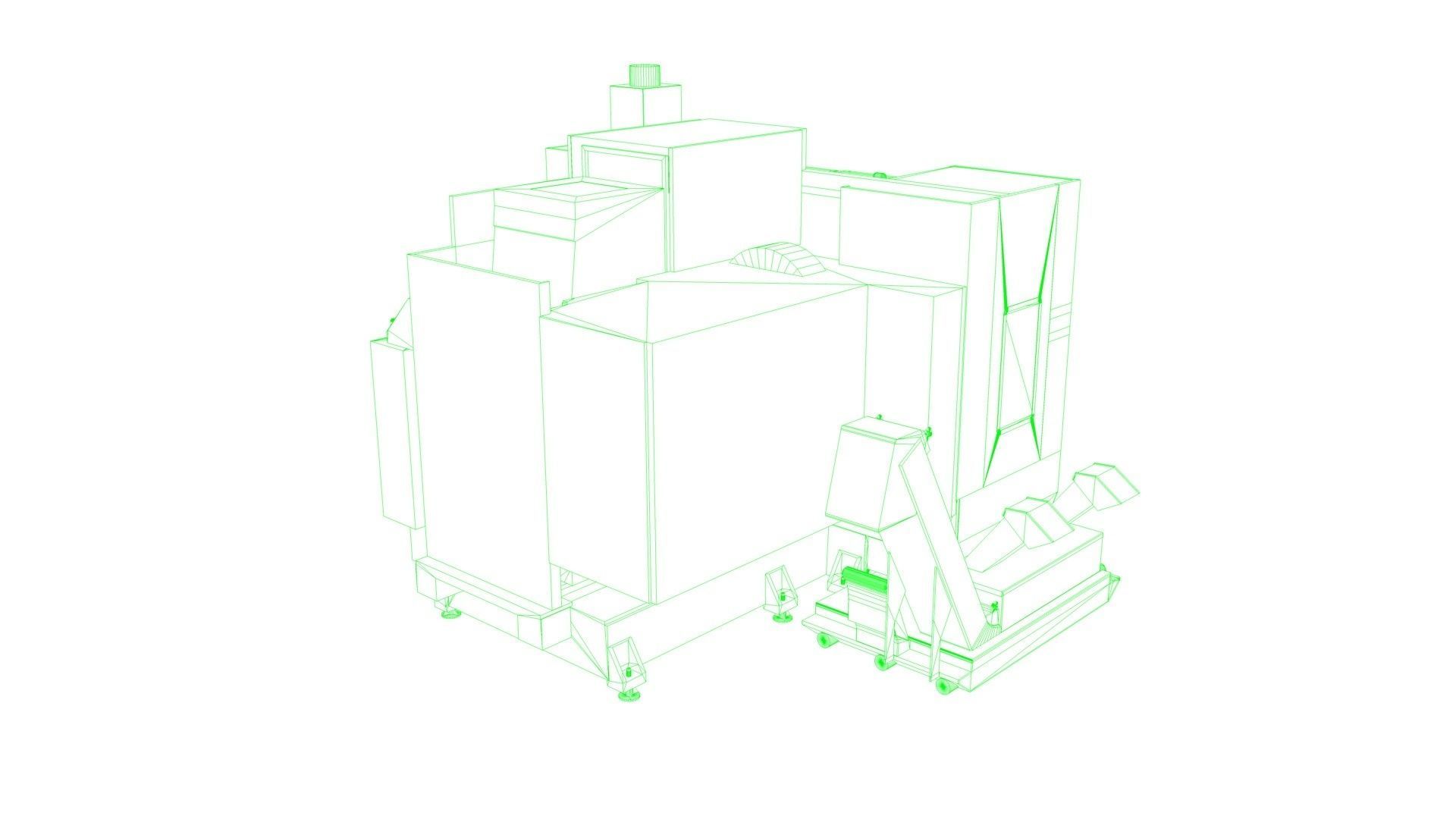 CNC Milling Machine   3D model_10