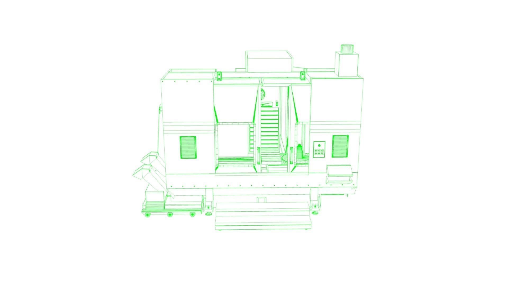 CNC Milling Machine   3D model_8