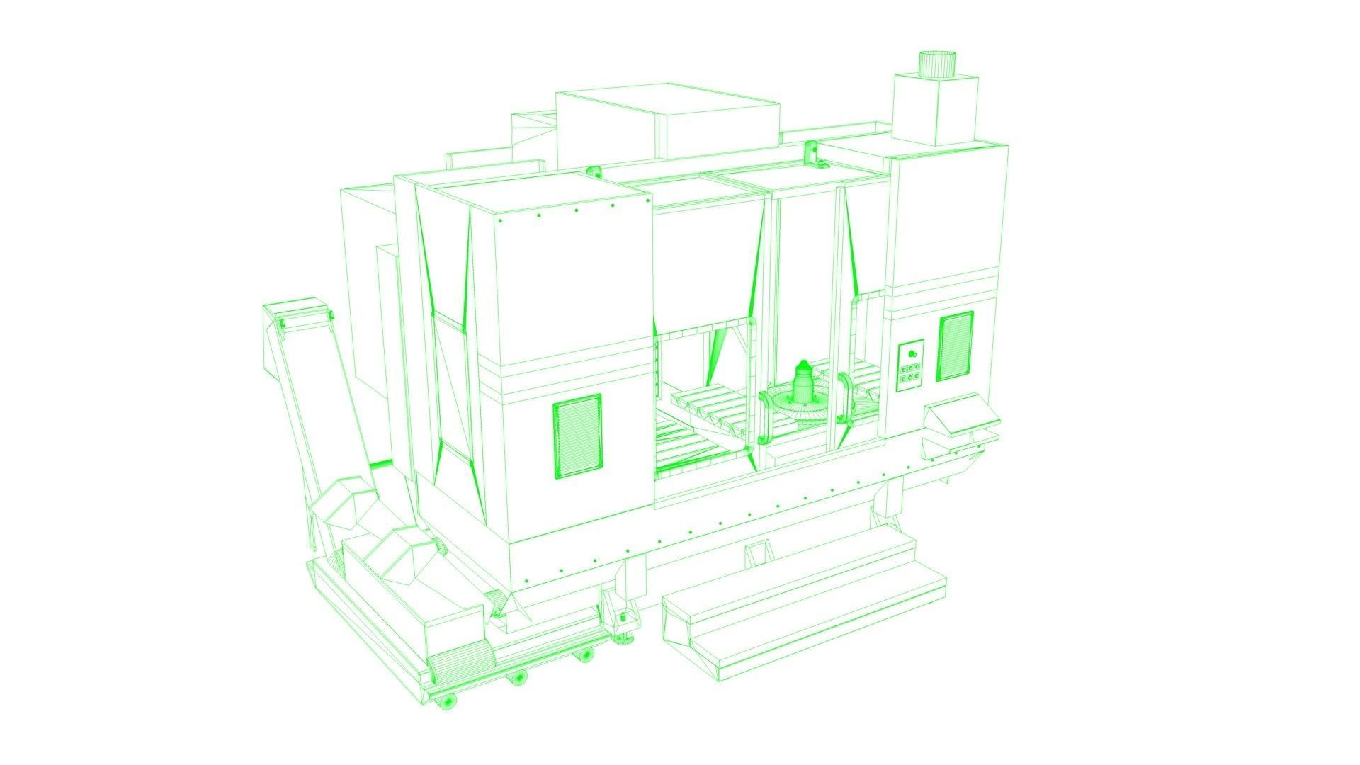 CNC Milling Machine   3D model_11