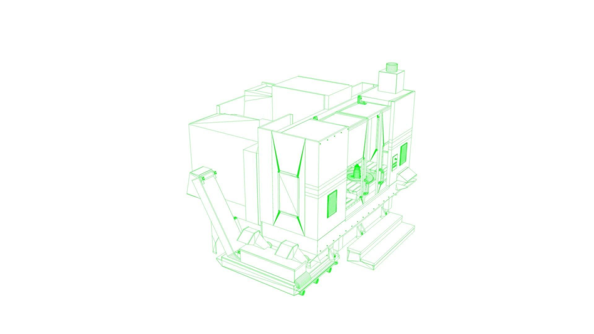 CNC Milling Machine   3D model_9