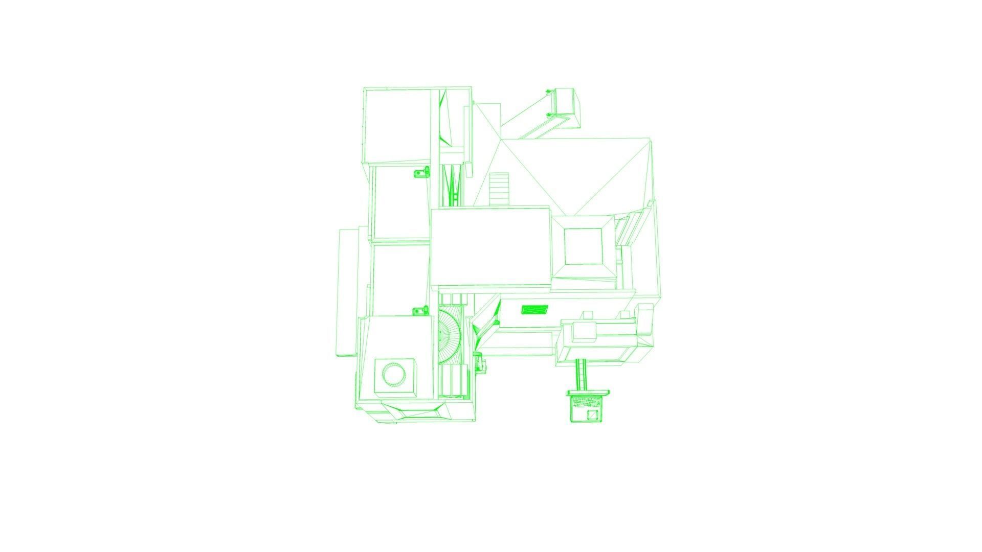 CNC Milling Machine   3D model_7