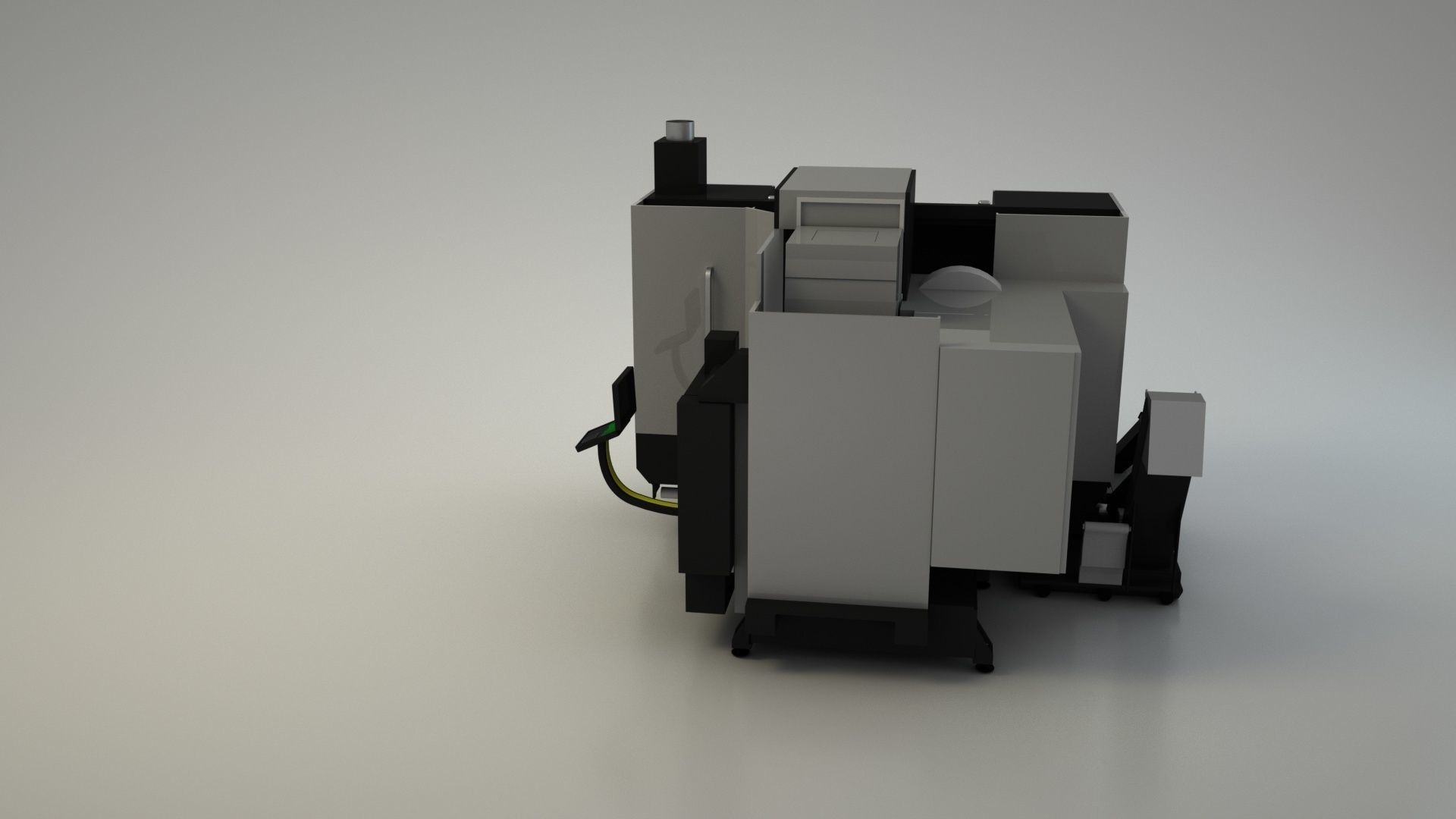 CNC Milling Machine   3D model_5