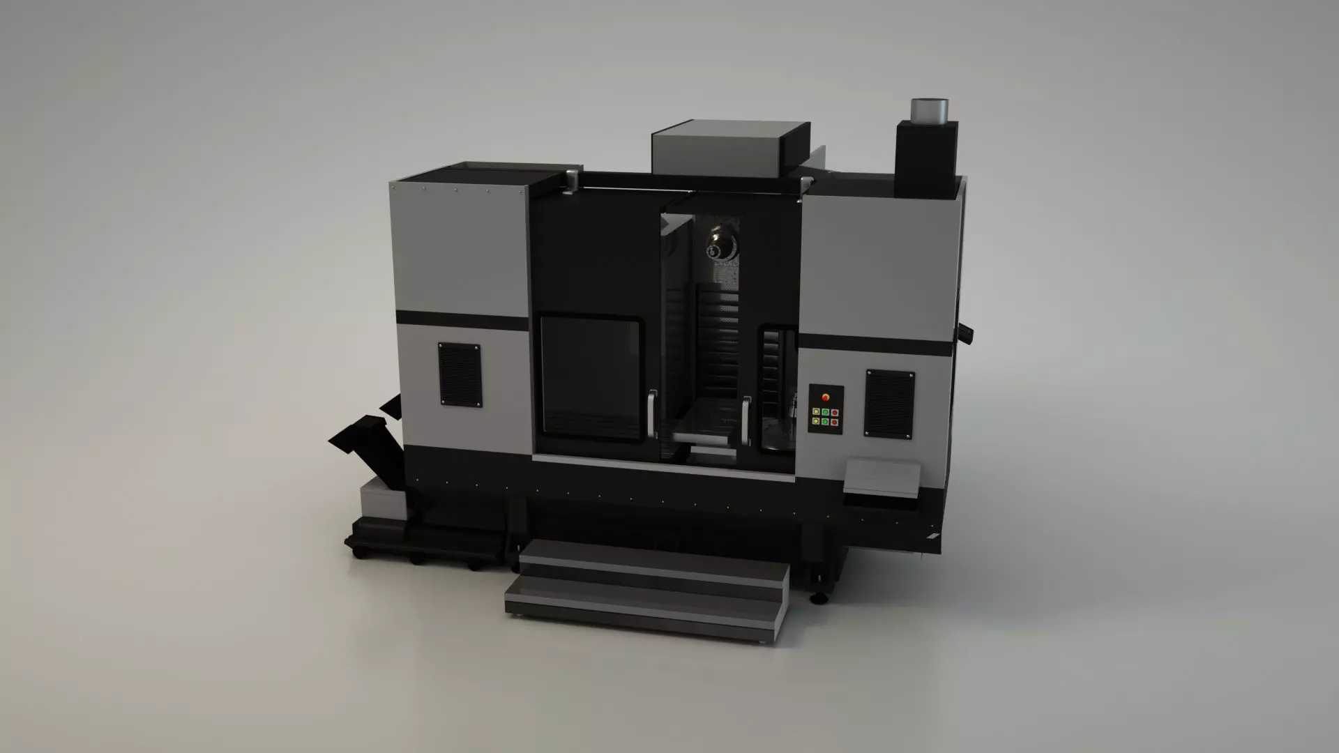 CNC Milling Machine   3D model_0