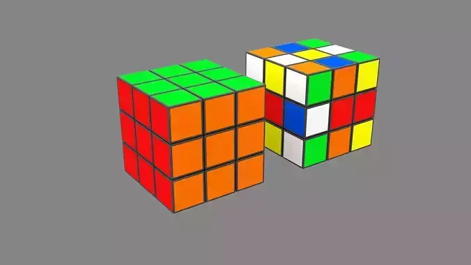 Rubiks Cube 3d Model