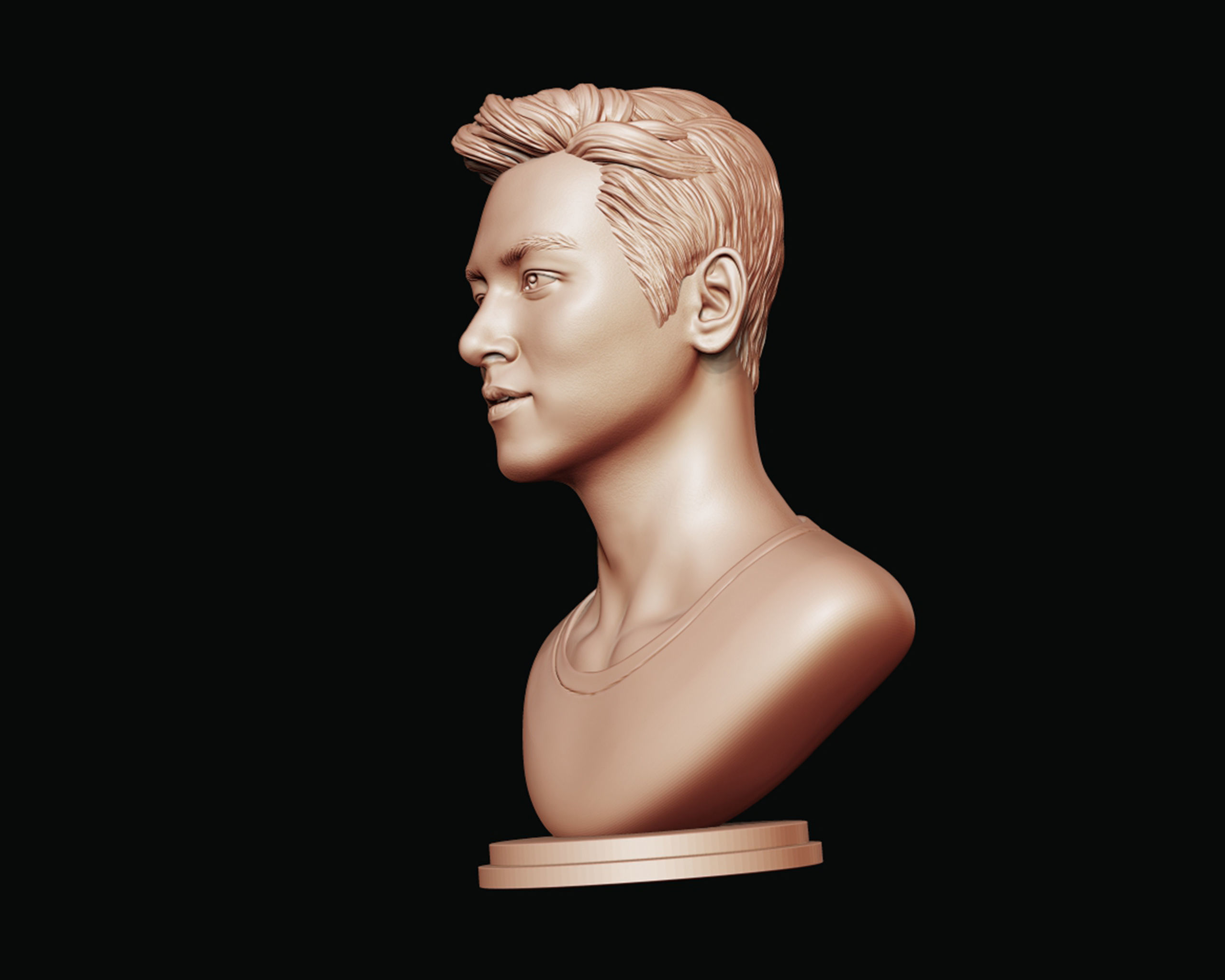 Ji Chang-wook portrait 3D print model_16