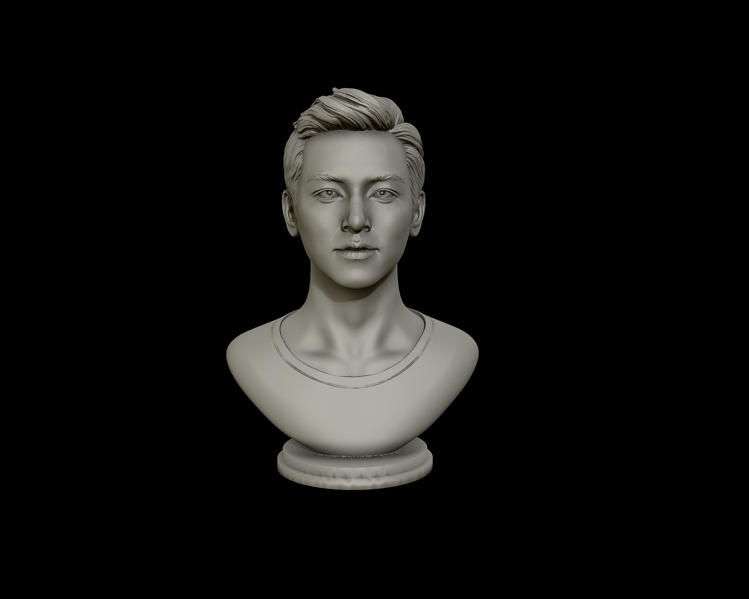 Ji Chang-wook portrait 3D print model_22