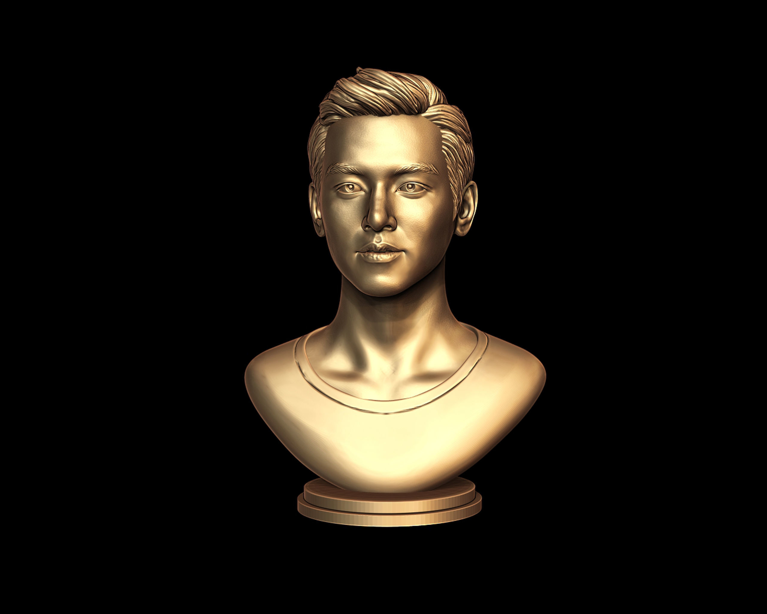 Ji Chang-wook portrait 3D print model_20