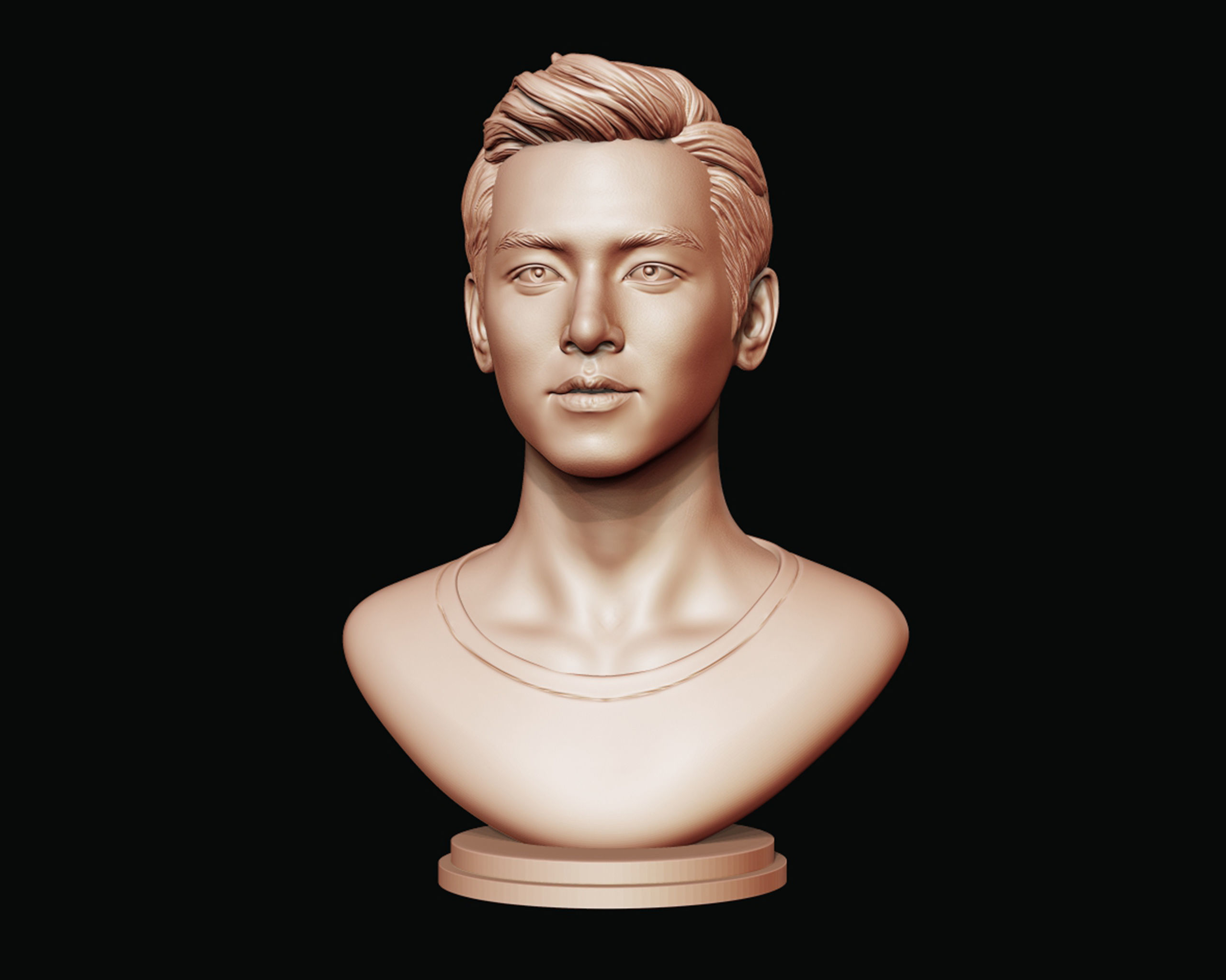 Ji Chang-wook portrait 3D print model_11