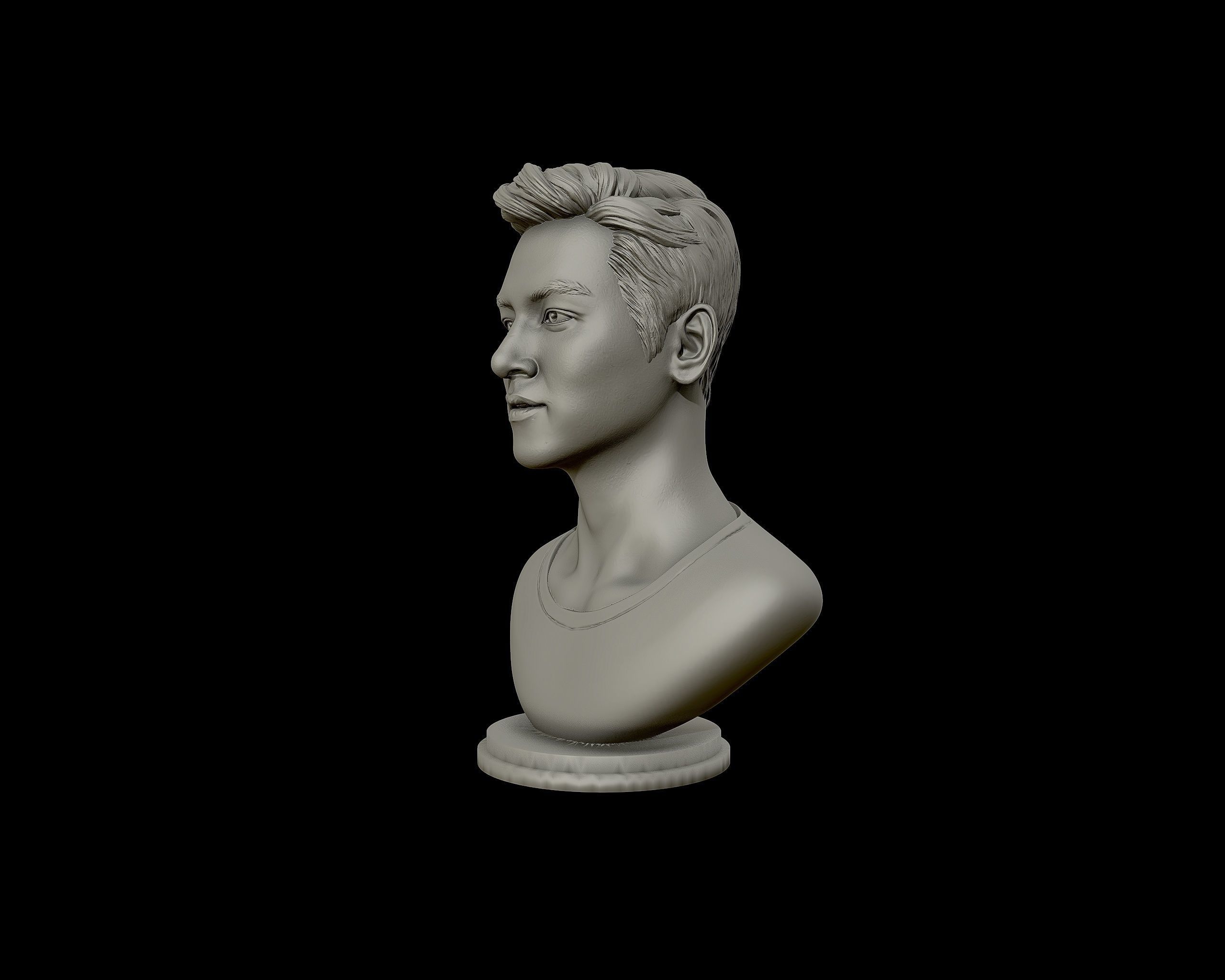 Ji Chang-wook portrait 3D print model_25