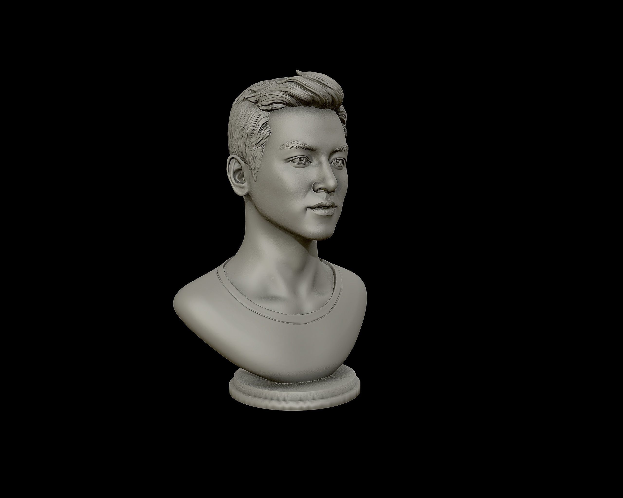 Ji Chang-wook portrait 3D print model_28
