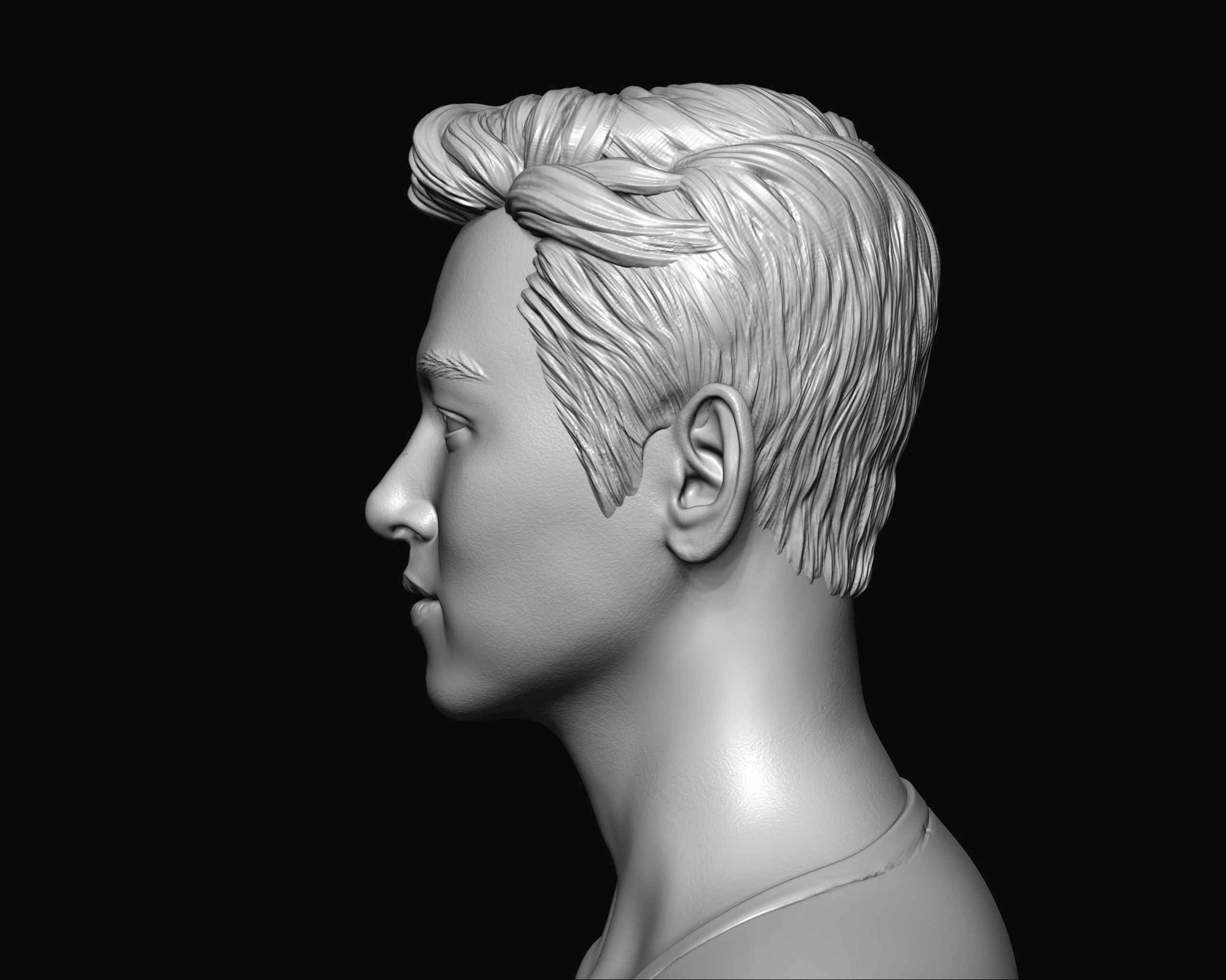 Ji Chang-wook portrait 3D print model_18