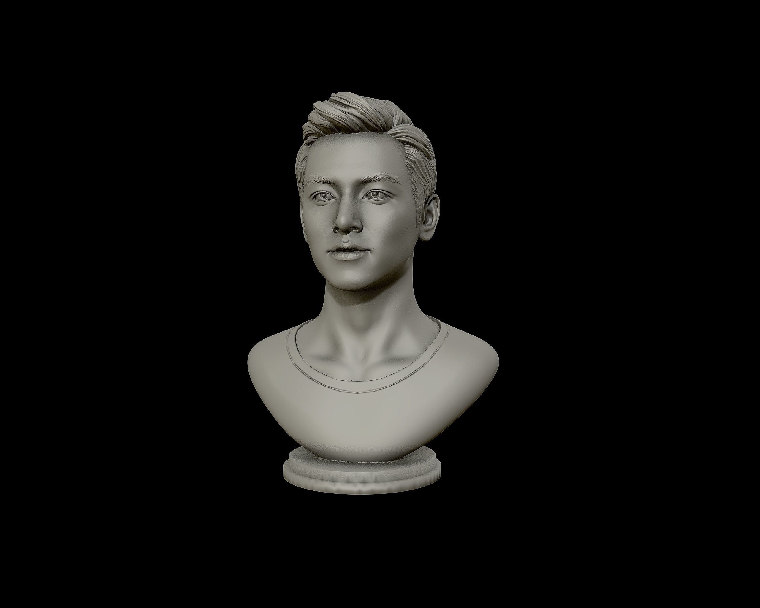 Ji Chang-wook portrait 3D print model_23
