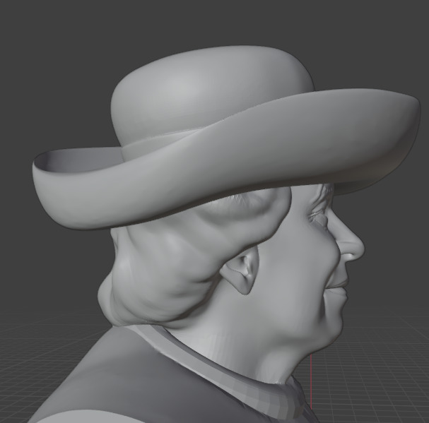 Queen Elizabeth 3D print model_9