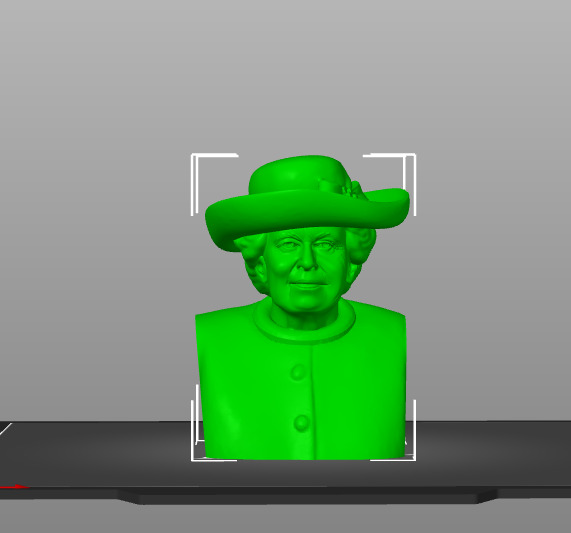 Queen Elizabeth 3D print model_1
