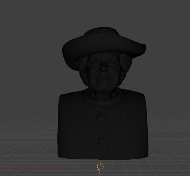 Queen Elizabeth 3D print model_11