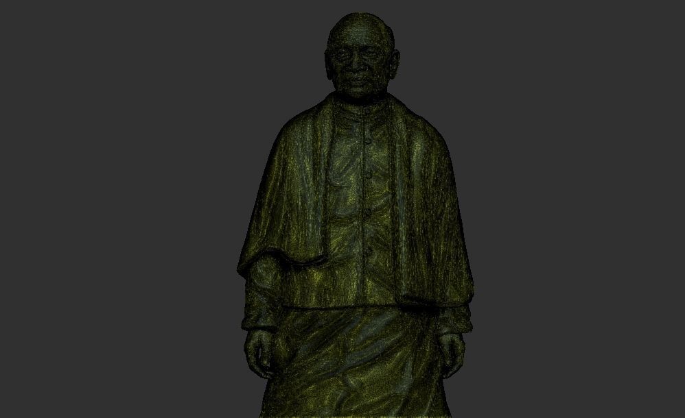 Sardar Patel Standing pose 3D print model_16
