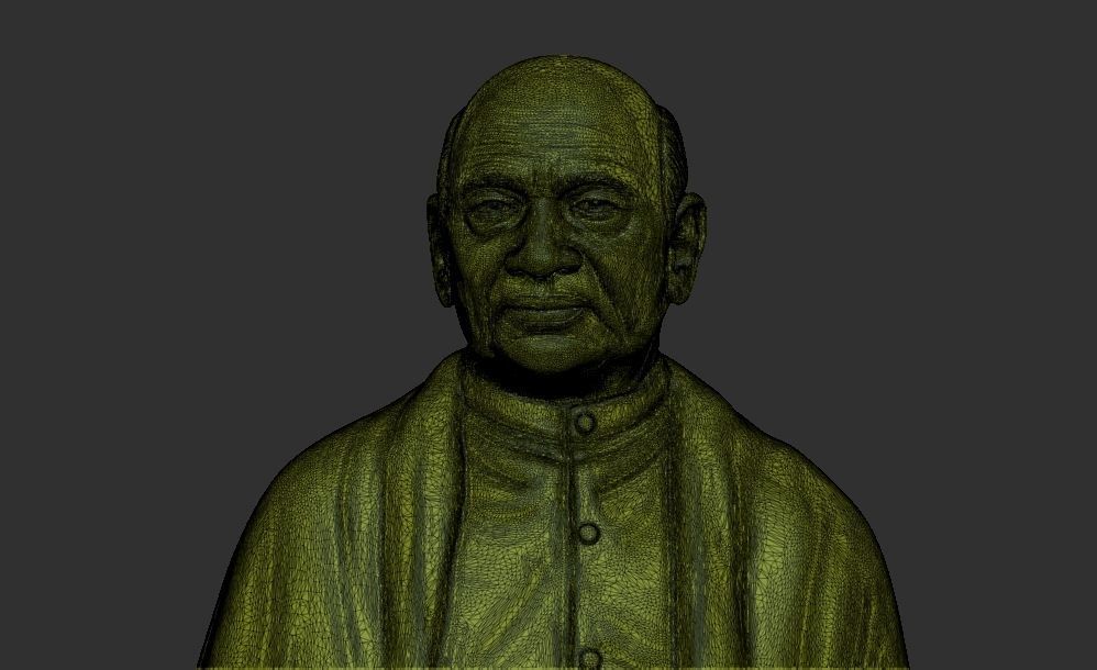 Sardar Patel Standing pose 3D print model_14