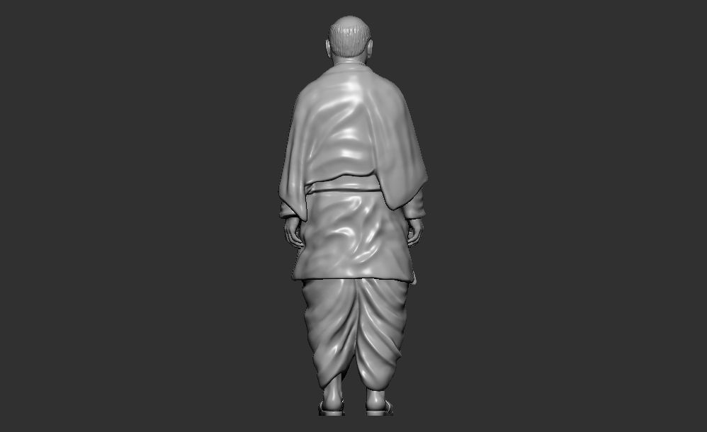Sardar Patel Standing pose 3D print model_7