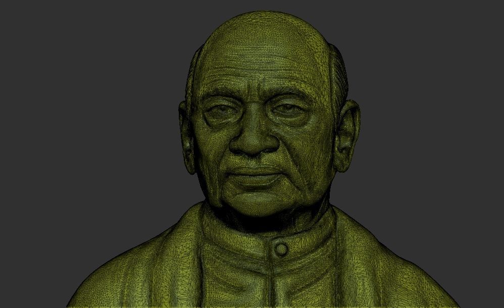 Sardar Patel Standing pose 3D print model_15