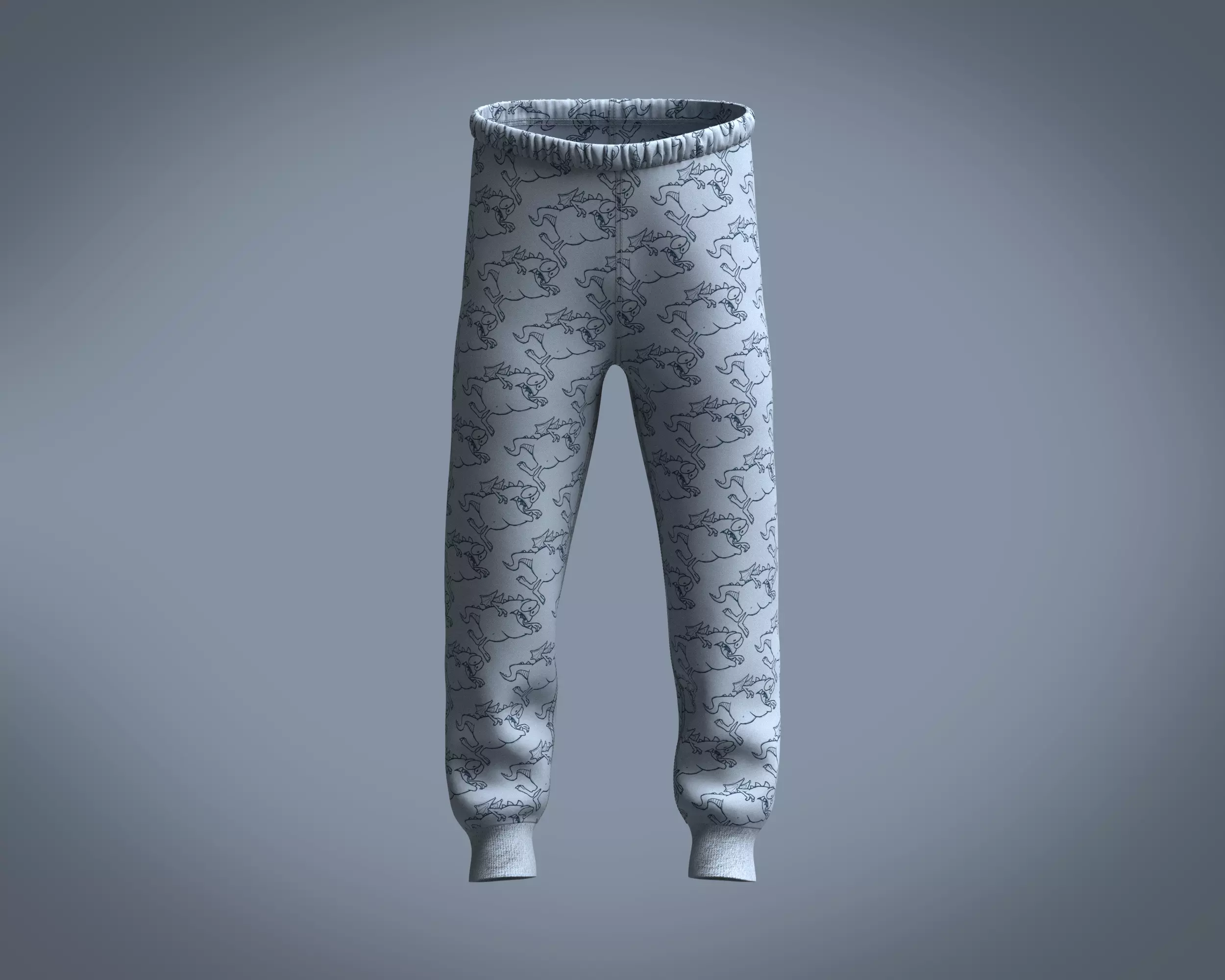 Kids-Printed Jogger 3D model