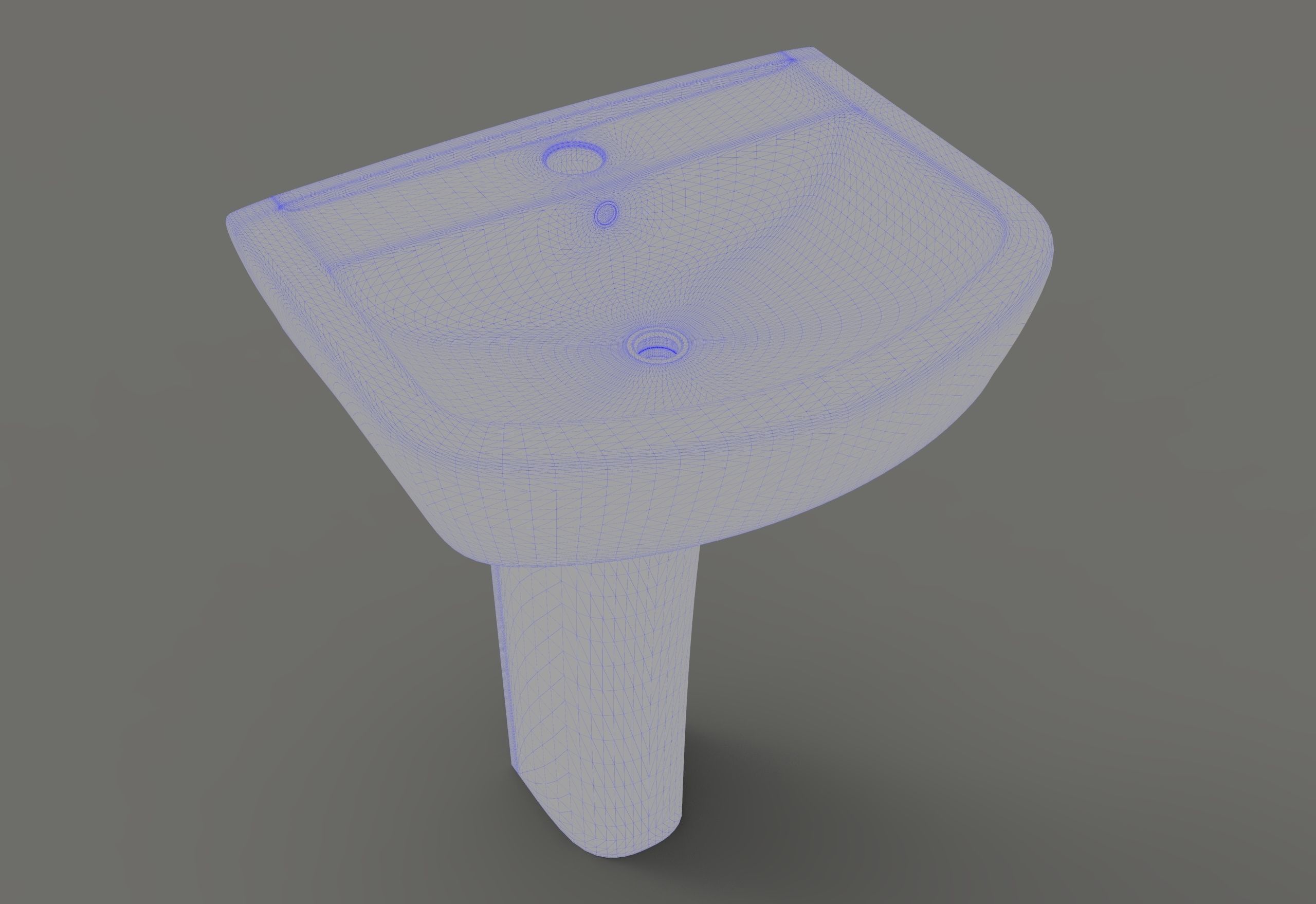 Wash Basin 3D model_8