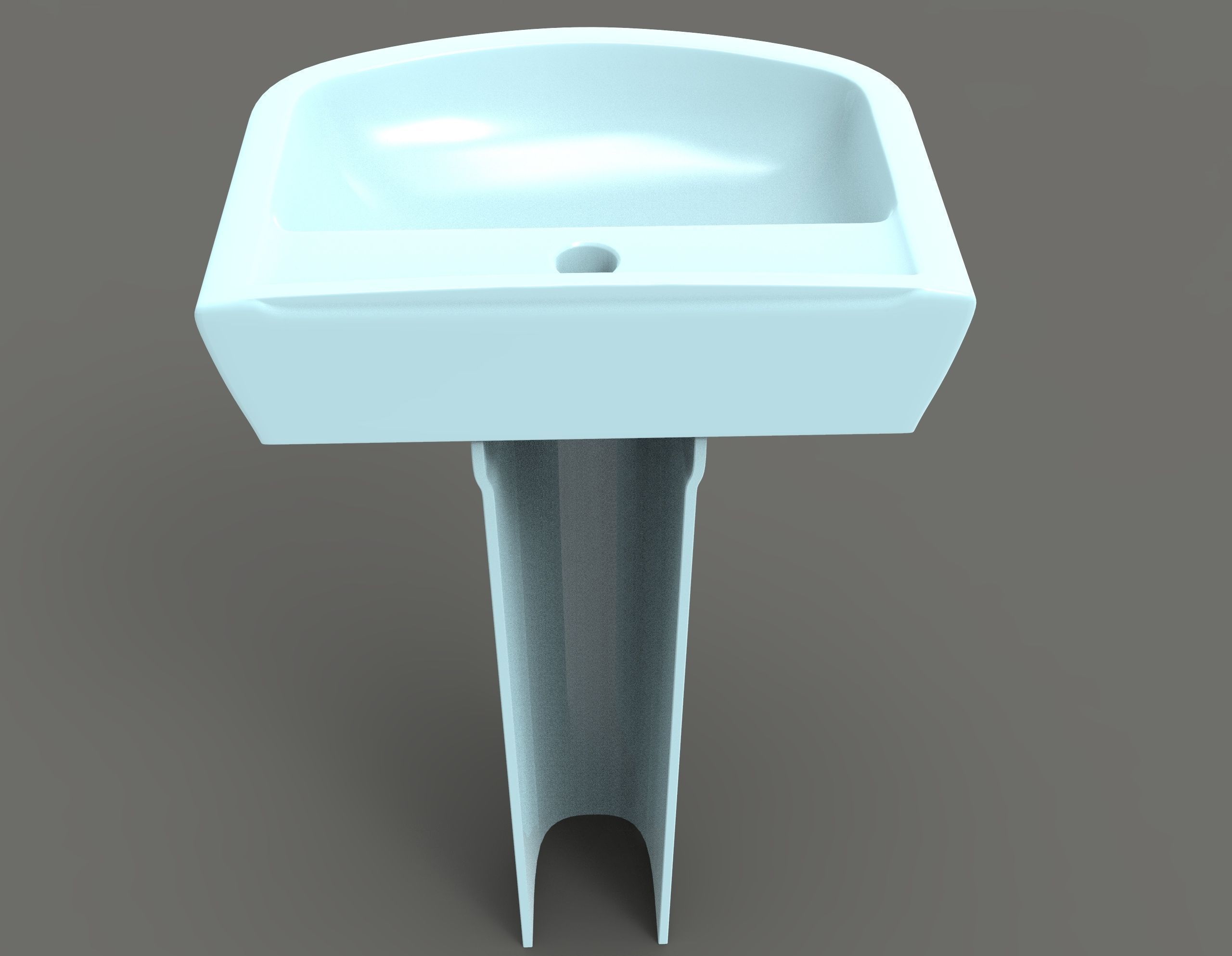 Wash Basin 3D model_5