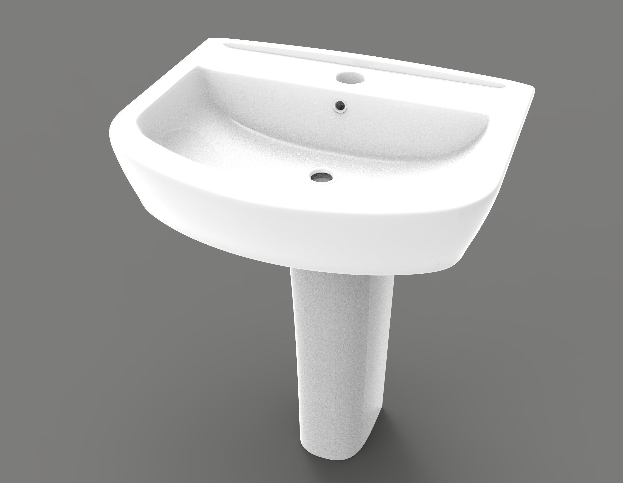 Wash Basin 3D model_6