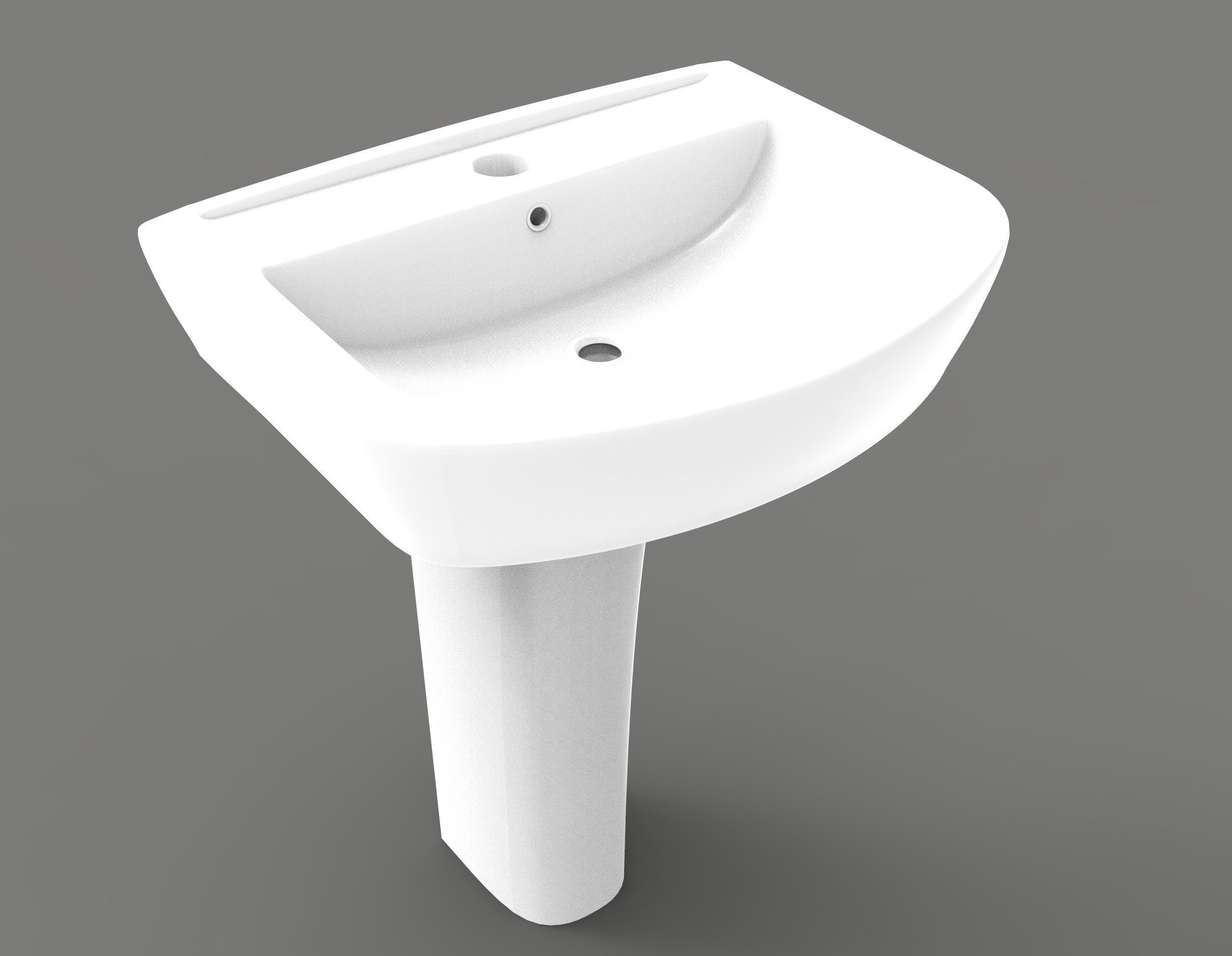 Wash Basin 3D model_1