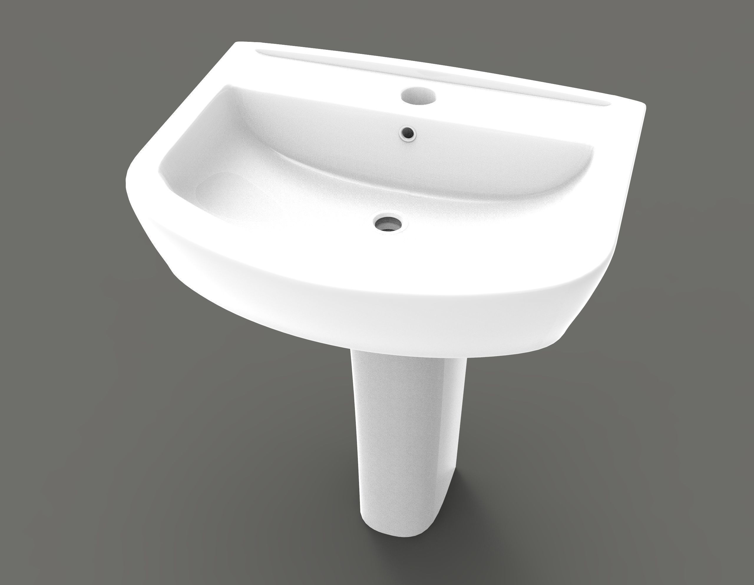 Wash Basin 3D model_7