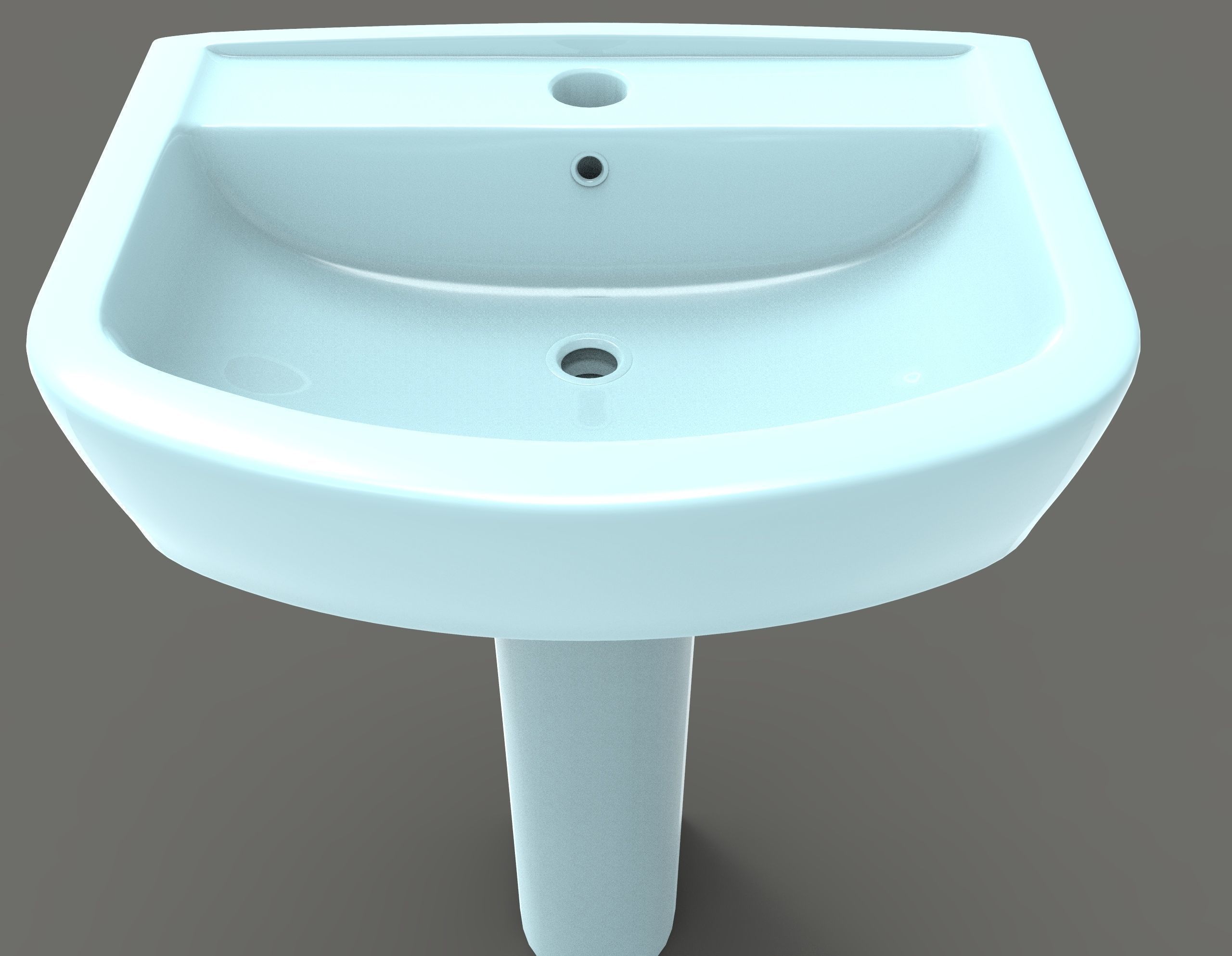 Wash Basin 3D model_3