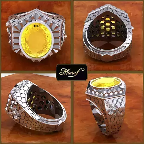 Mens ring STL