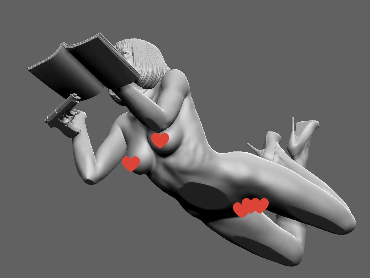 Mia Wallace NSFW 3D print model_31