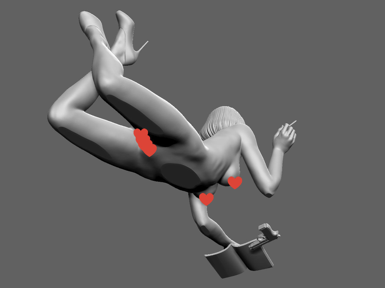 Mia Wallace NSFW 3D print model_27