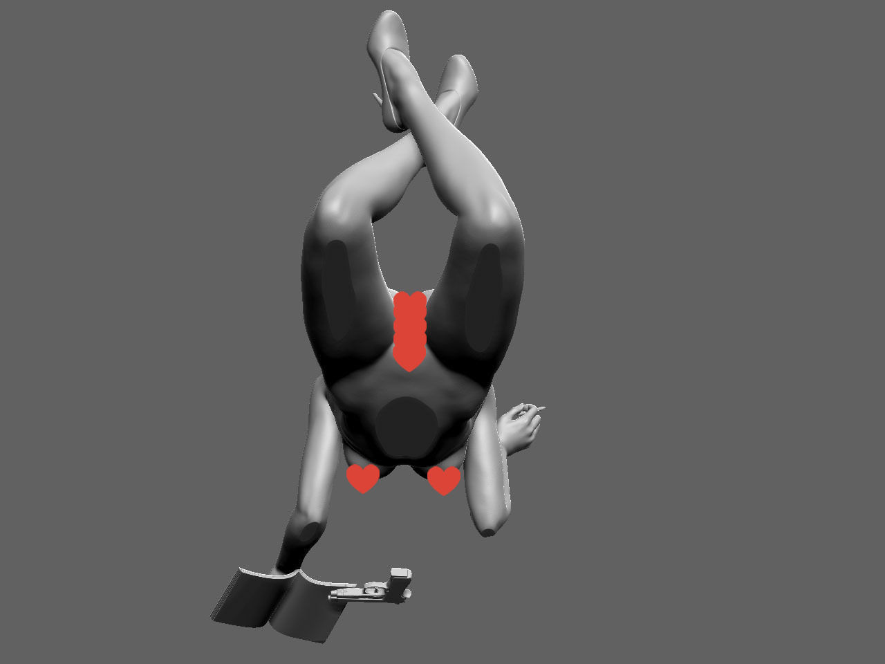 Mia Wallace NSFW 3D print model_28