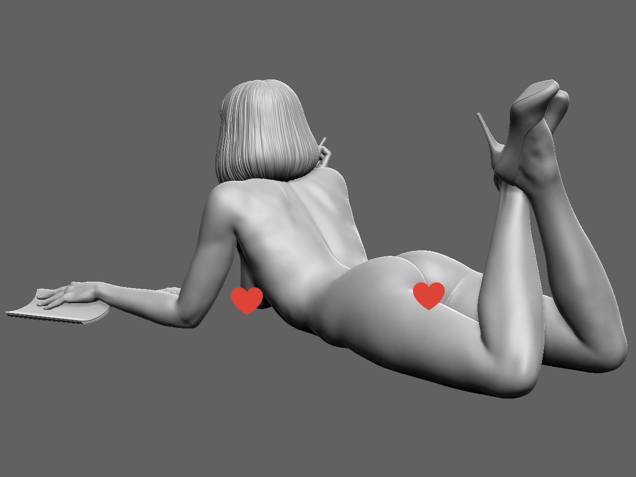 Mia Wallace NSFW 3D print model_6