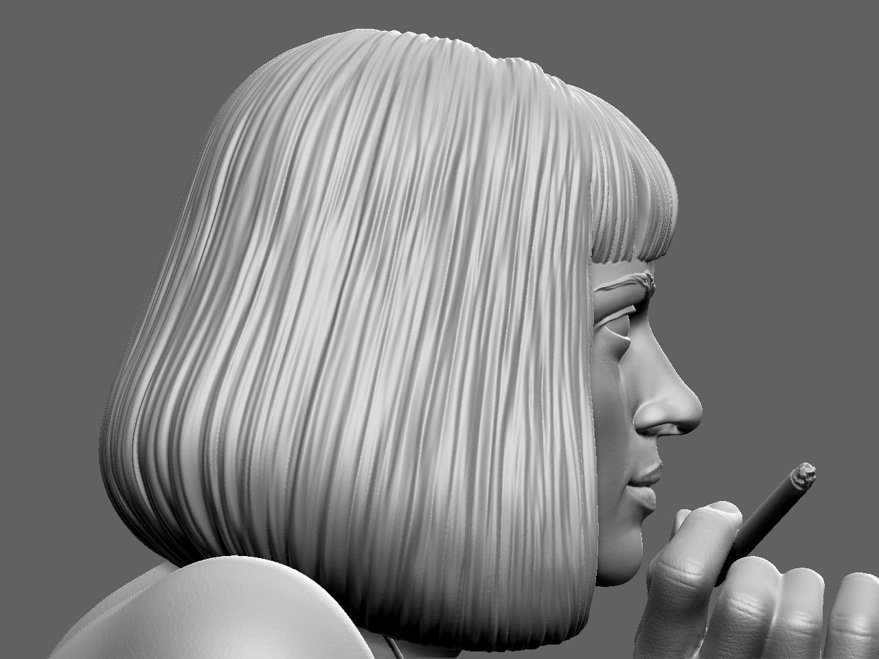 Mia Wallace NSFW 3D print model_19