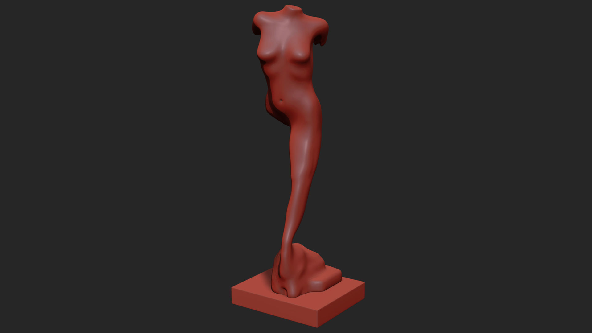 Bronze Sculpture 3D model_7