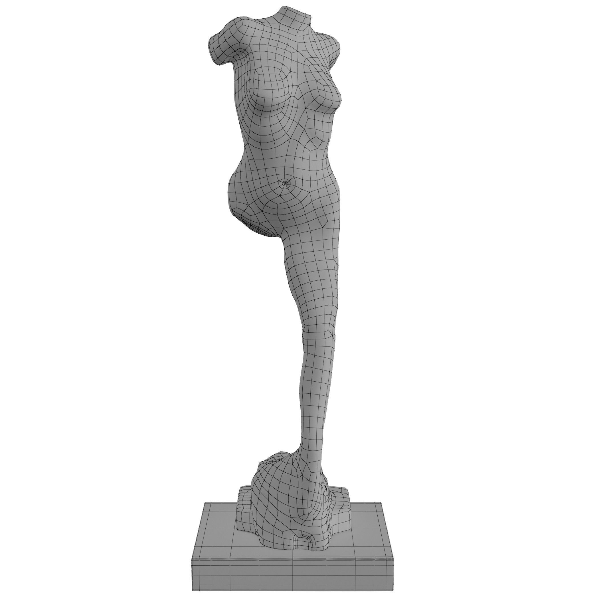 Bronze Sculpture 3D model_4
