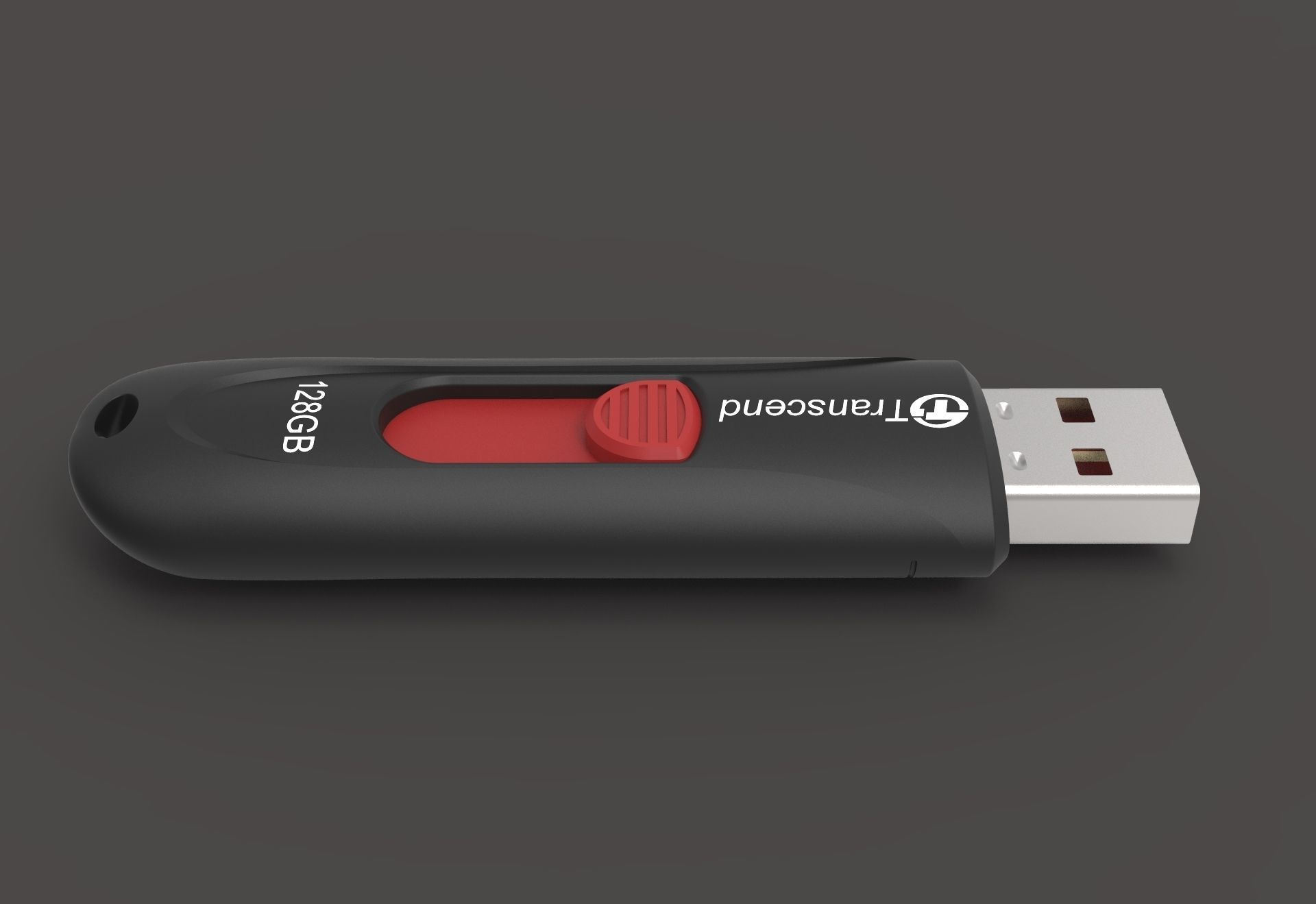 Transcend USB Flash Drive 3D model_3
