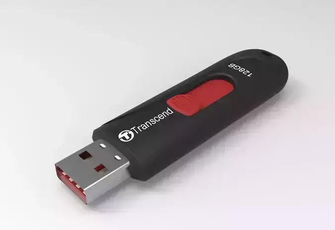 Transcend USB Flash Drive 3D model