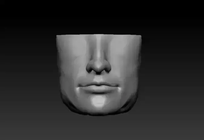 3D Realistic Anatomy Mouth Nose  3D model