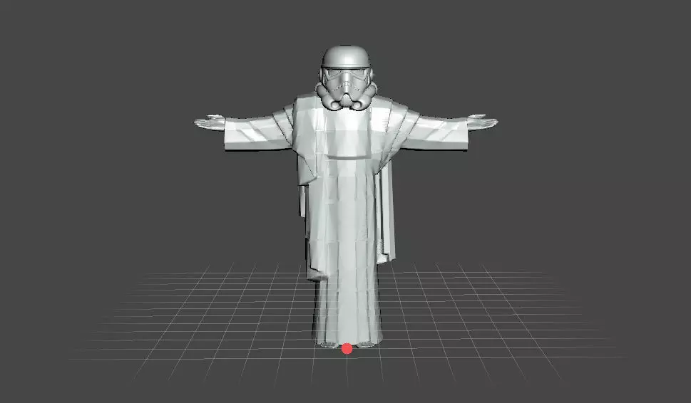 Colguije TROOPER JESUS Free 3D print model