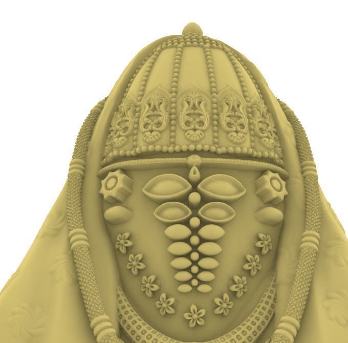 MAA ASHAPURA PENDANT RELIEF 3D print model_5