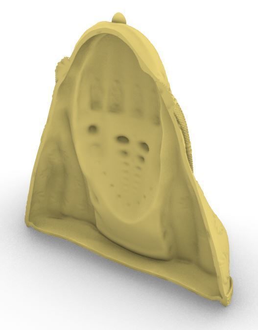 MAA ASHAPURA PENDANT RELIEF 3D print model_4