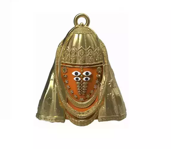 MAA ASHAPURA PENDANT RELIEF  3D print model