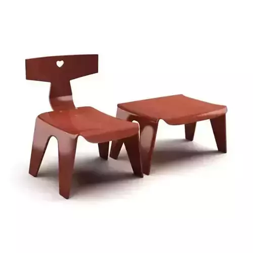 Retro Wooden Toddler Chairs