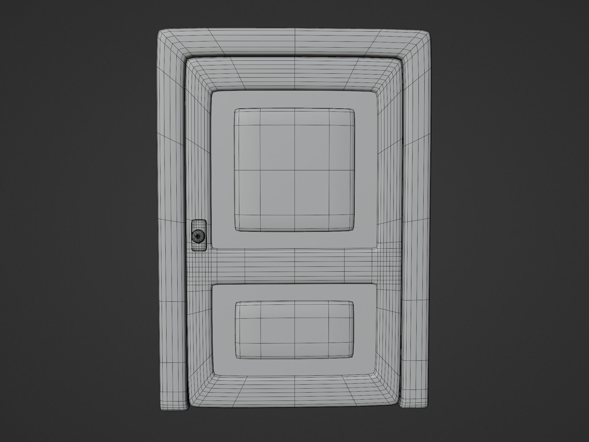 Cartoon Door 6a 3D model_11