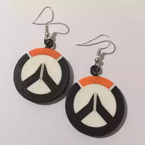Overwatch Logo Earrings