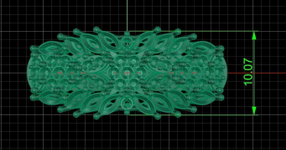 Jewelry ring 170 3D print model_4