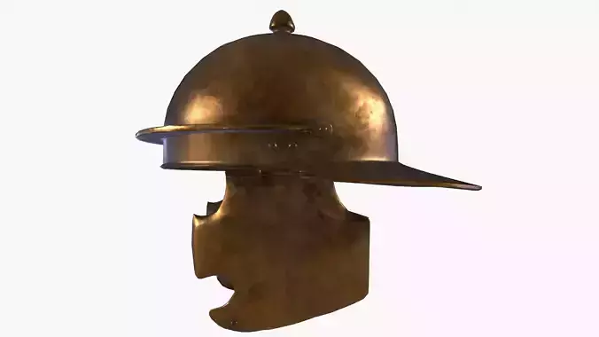 Roman legionary helmet - Hagenau Low-poly 3D model